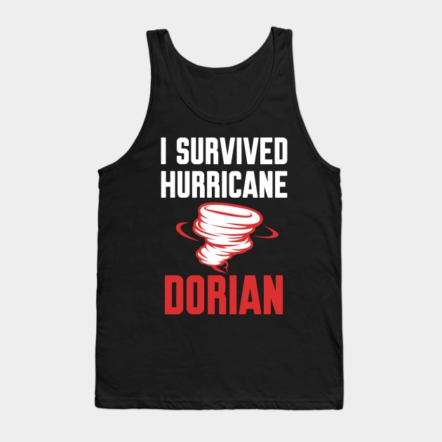 I survived Hurricane Dorian Tank Top by Work Memes